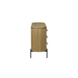 CHEST OF 6 DRAWERS BEIGE OAK 160 - CABINETS, SHELVES